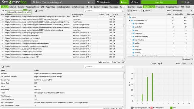 how to use screaming frog for seo
