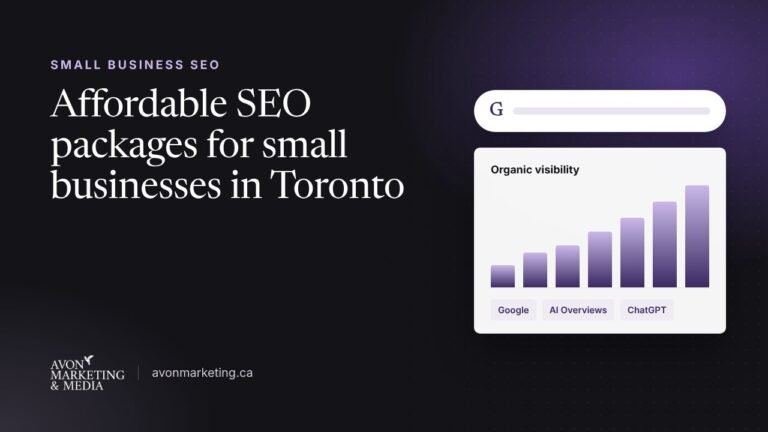Affordable SEO packages for small businesses in Toronto