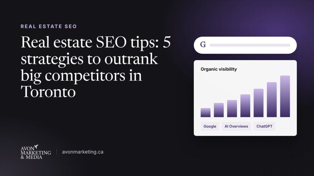Real estate SEO tips for Toronto agents