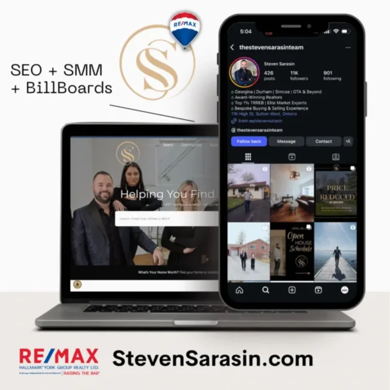 Steven Sarasin Real Estate website design